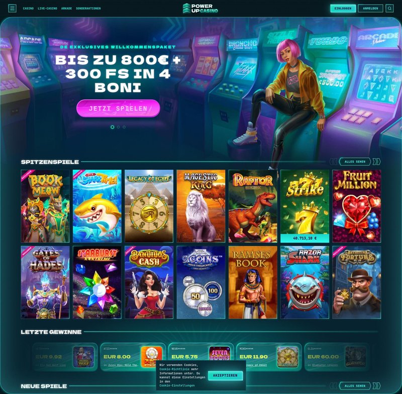 Macht Ihr Euch auf die Suche nach einem Top Casino wie PowerUp in Deutschland?