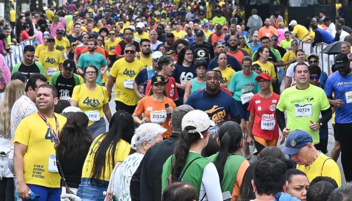 A prova trouxe para Santos representantes de 25 estados. Foto: Henrique Teixeira