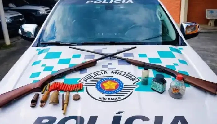 Polícia Ambiental detém infrator por posse ilegal de armas e petrechos de caça em Miracatu