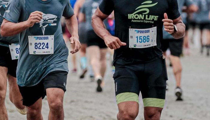 Corrida é toda feita pela faixa de areia. Foto: Divulgação