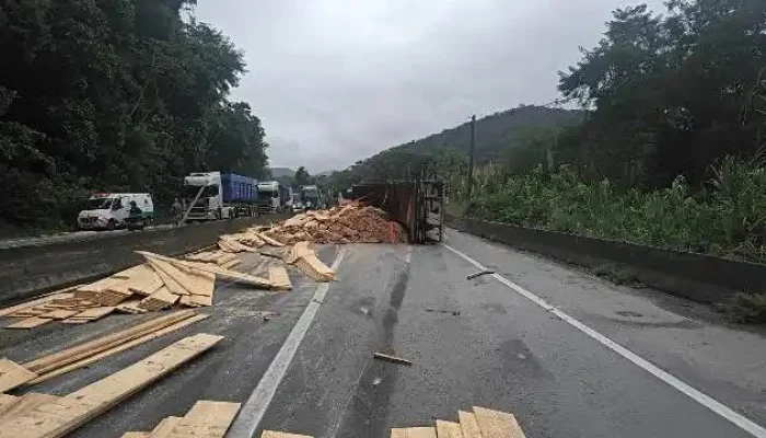 O acidente ocorreu por volta das 10h11, na altura do km 363,5, na pista sentido capital paulista,...